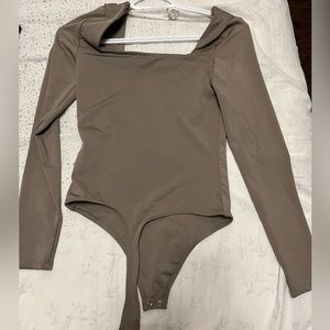 Cute purple contour bodysuit